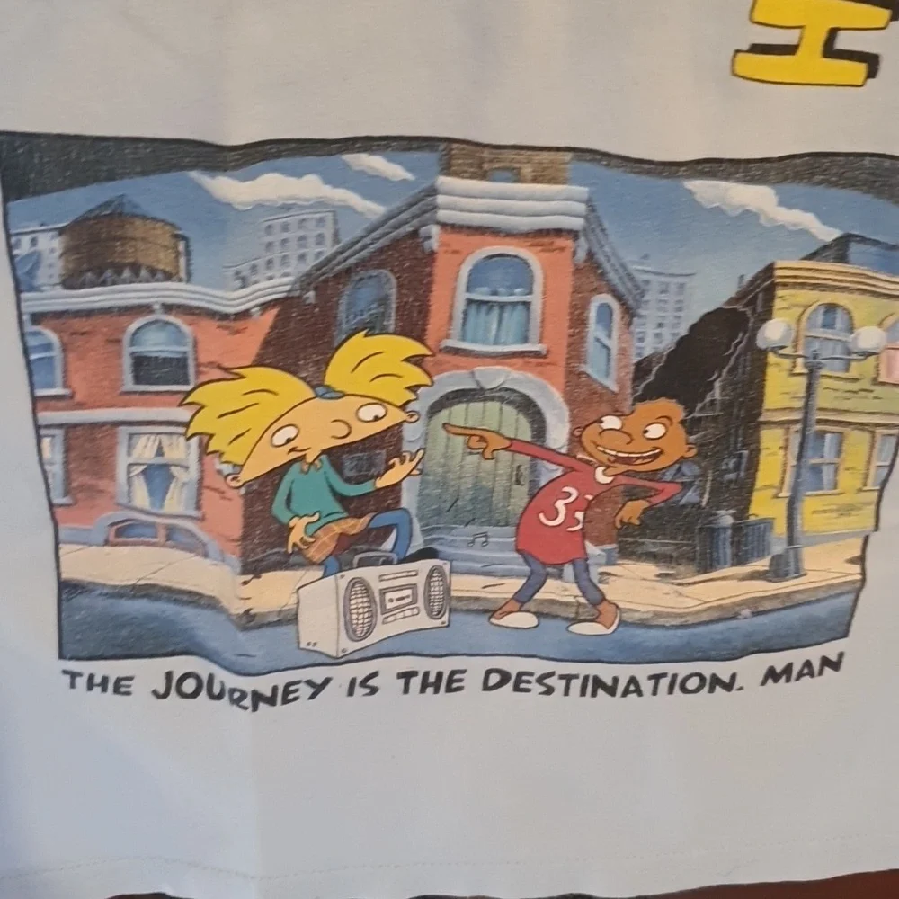 Nickelodeon 90s Cartton Hey Arnold Tee sz XL - Picture 3 of 5